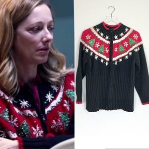 Halloween Movies Michael Myers ASO Karen Nelson Strode Christmas Trees Sweater